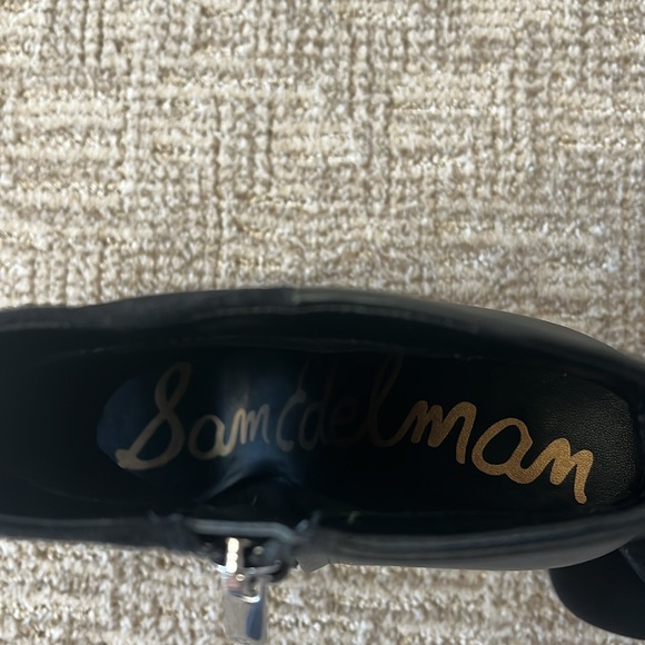 Women’s Sam Edelman open toe black ankle boot - Picture 2 of 5